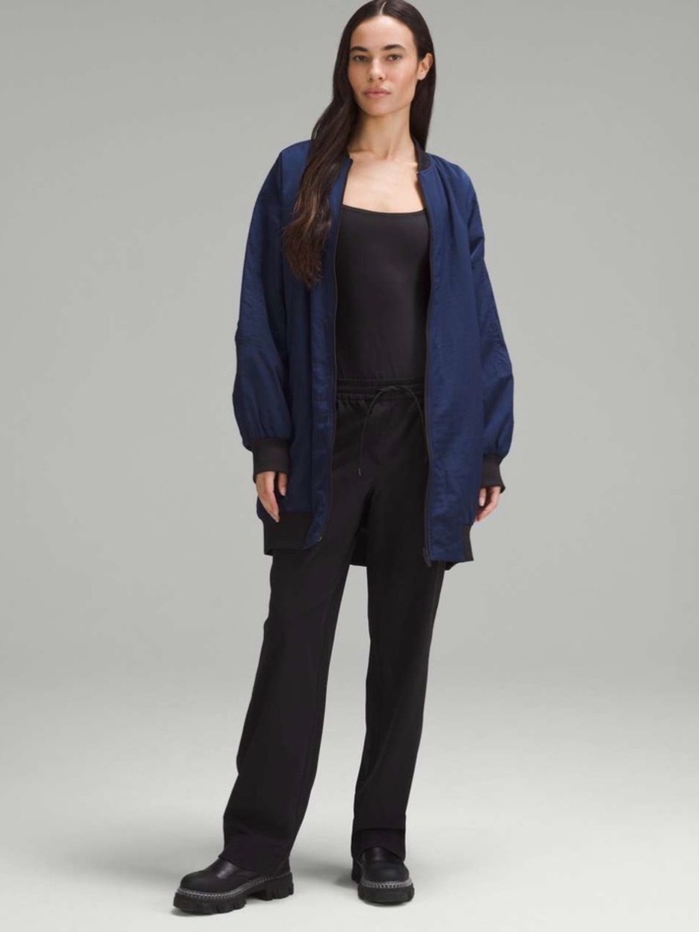 Lululemon Oversized-Fit Non-Stop Bomber Jacket
Night Sea / Black